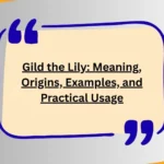 Gild the Lily: Meaning, Origins, Examples, and Practical Usage